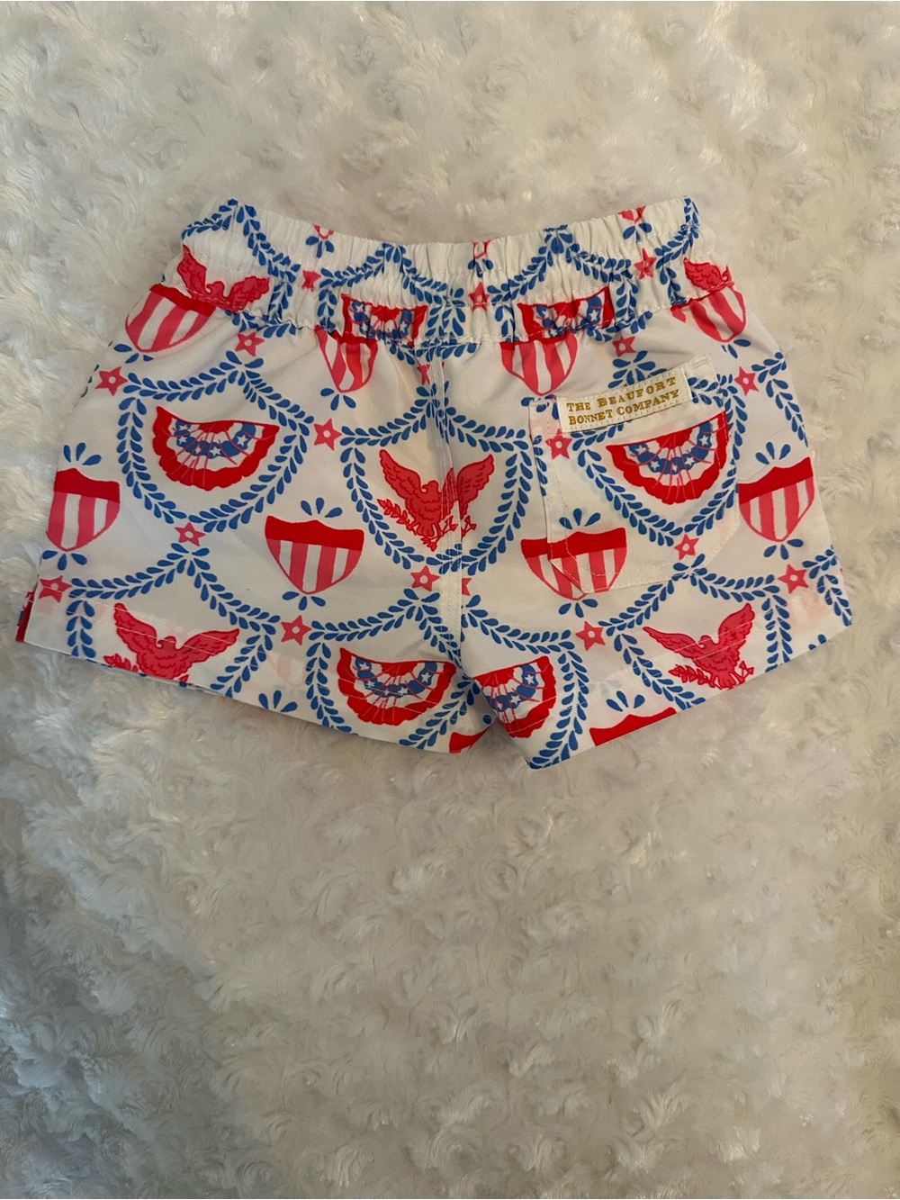 The Beaufort Bonnet Company Red & Blue Printed Shorts trunks